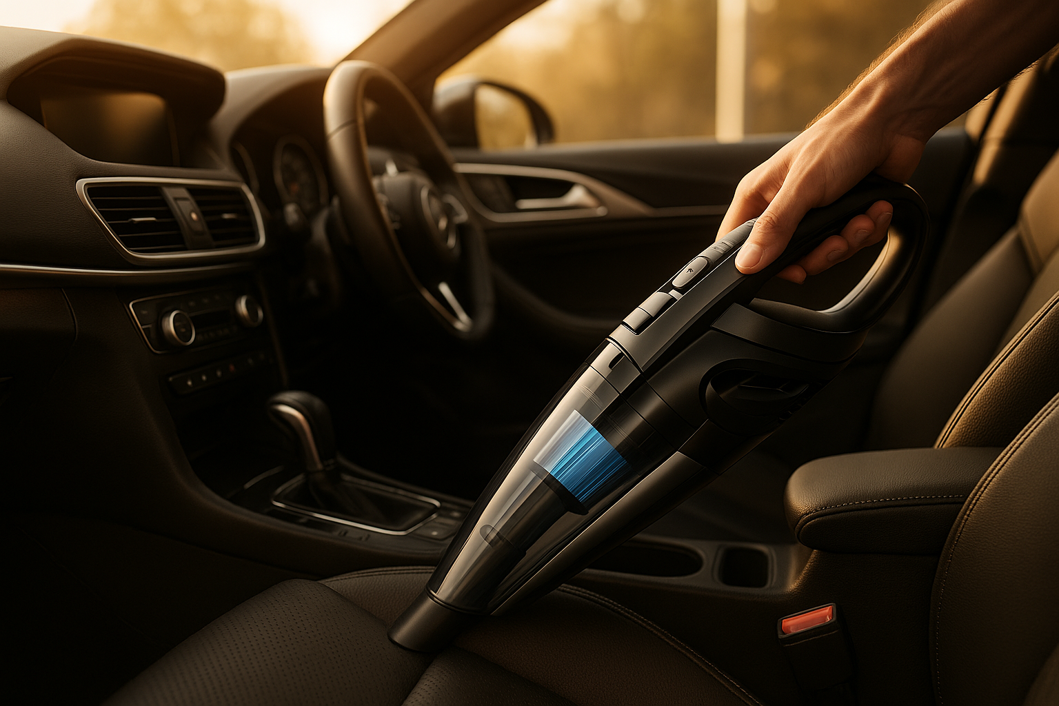 KraftVac Pro reinigt Premium Auto-Innenraum